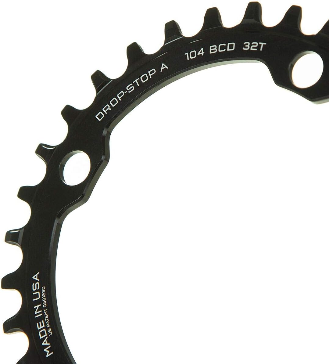 Wolf Tooth 96BCD Drop Stop Plato para bielas Shimano XT y XTR de 11 velocidades (32t, para M9000 XTR)