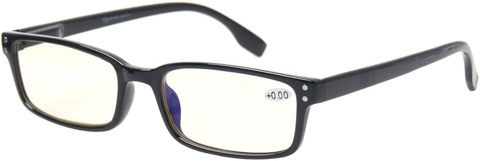 2 pares de gafas para computadora con protección UV, bloqueo de rayos azules, antirreflejo y resistentes a rayones, 1.75, Paquete de 2 colores