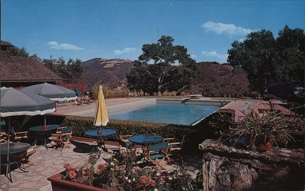 Robles del Rio Lodge and Cottages Carmel Valley, California CA Original Vintage Postcard