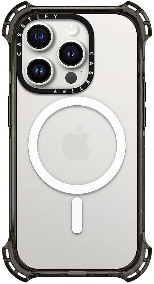 CASETiFY Funda Bounce para iPhone 15 Pro 6 veces probada contra caídas de grado militar, protección contra caídas de 21.3 pies, compatible con