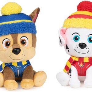 GUND Paw Patrol – Peluche de invierno de 2 piezas de 6 pulgadas, Chase y Marshall GUND Paw Patrol – Peluche de invierno de 2 piezas de 6 pulgadas, Chase y Marshall