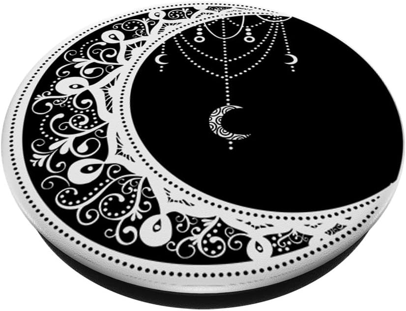 Astrología Pagan Wicca Regalo de bruja atrapasueños cristales Moon PopSockets PopGrip agarre intercambiable para teléfonos y tabletas