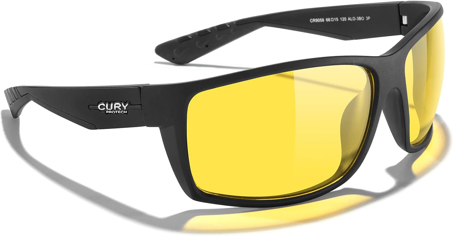 CURY PROTECH Gafas de sol deportivas polarizadas para hombres y mujeres, para pesca, ciclismo, correr, senderismo, conducción, golf, al aire libre