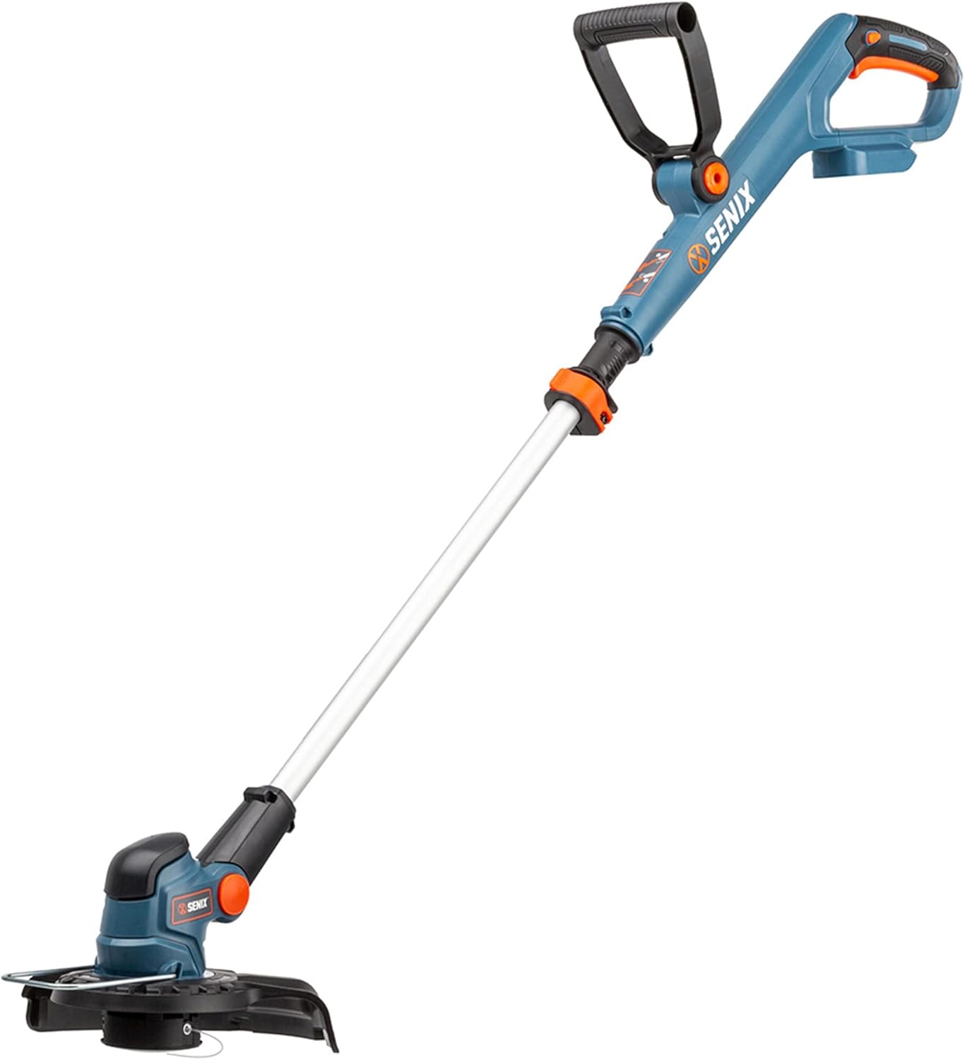 SENIX X2 Wacker inalámbrico de 20 voltios máximos* para malezas, recortadora de césped y bordeadora, eje dividido desmontable, ancho máximo de corte