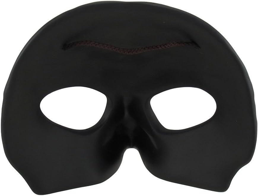 Zeckos Máscara de carnaval de pico de cuervo con estampado negro para colgar en la pared