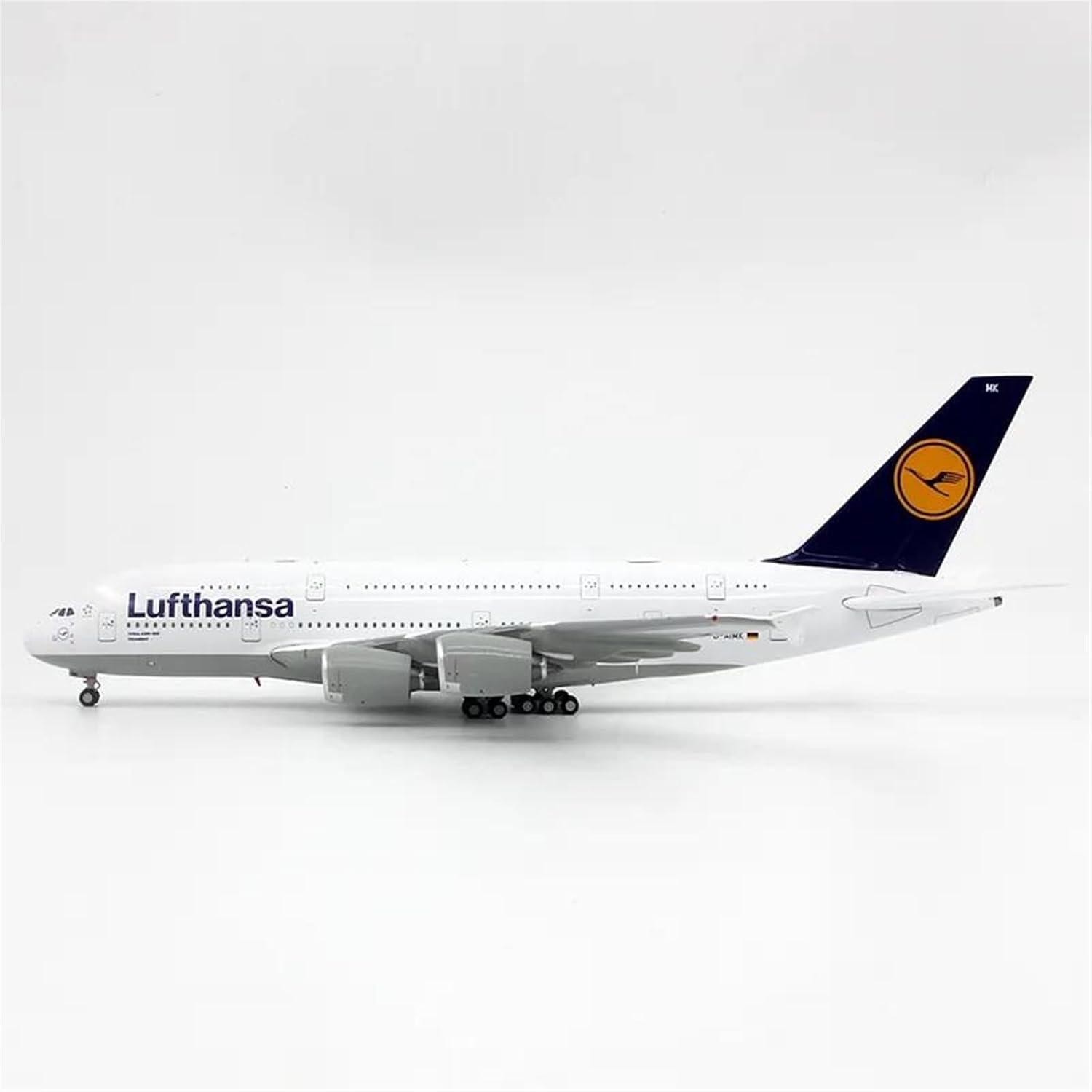 Escala modelo de avión 1400 para avión Lufthansa Airbus A380 modelo de avión de aleación modelo de aeronave Modelo de avión Modelo de avión
