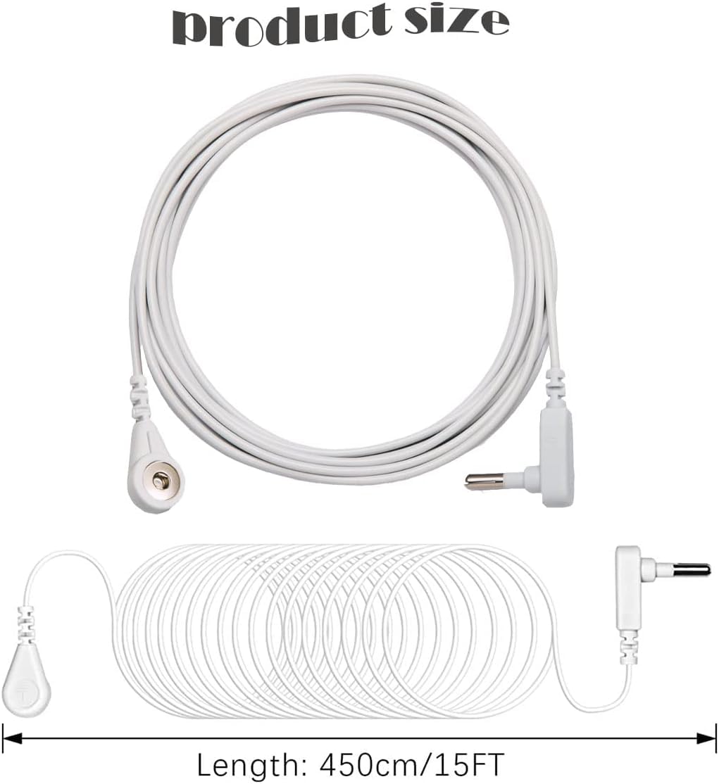 Cable de conexión a tierra, cables de repuesto para hojas de conexión a tierra (cables de conexión a tierra de 15 pies) (1)