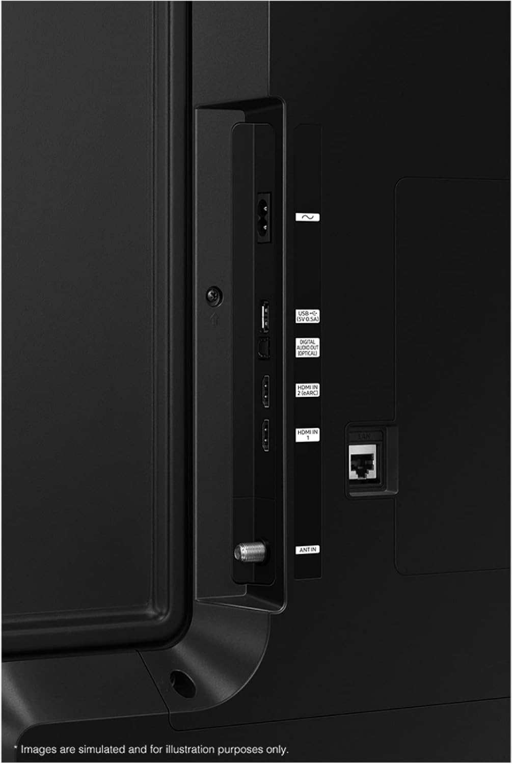 SAMSUNG Serie Crystal UHD CU7000 de 43 pulgadas PurColor, sonido de seguimiento de objetos, Q-Symphony, mejora 4K, HDR, concentrador de juegos,