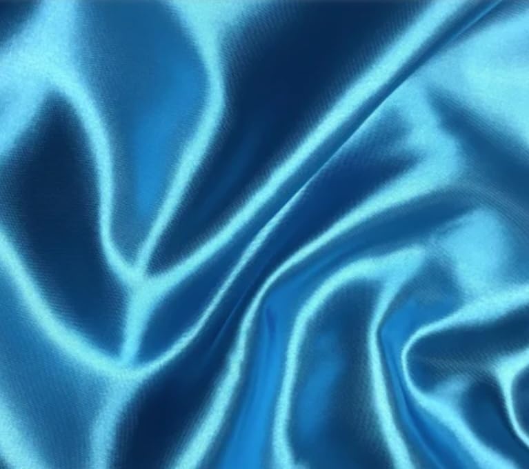Luxury Handmade Satin Pillowcase (Blue)