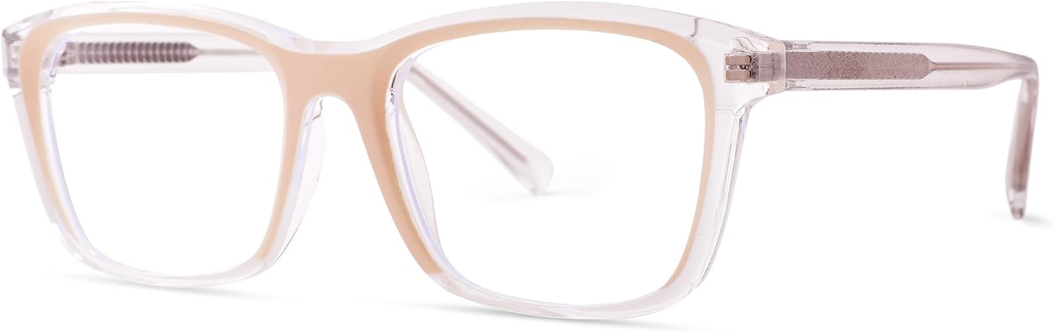 Pro Acme Lentes de bloqueo de luz azul para mujeres y hombres, lentes transparentes con marco cuadrado clásico para computadora