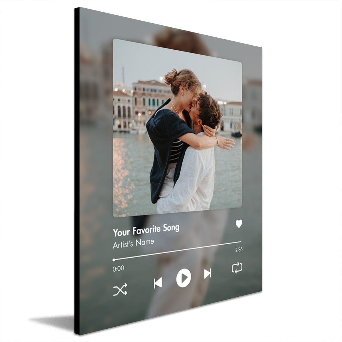 Personal-Prints Canción y foto personalizada hecha en Estados Unidos  Fotos y canciones personalizadas  Regalo de aniversario, boda, día de San