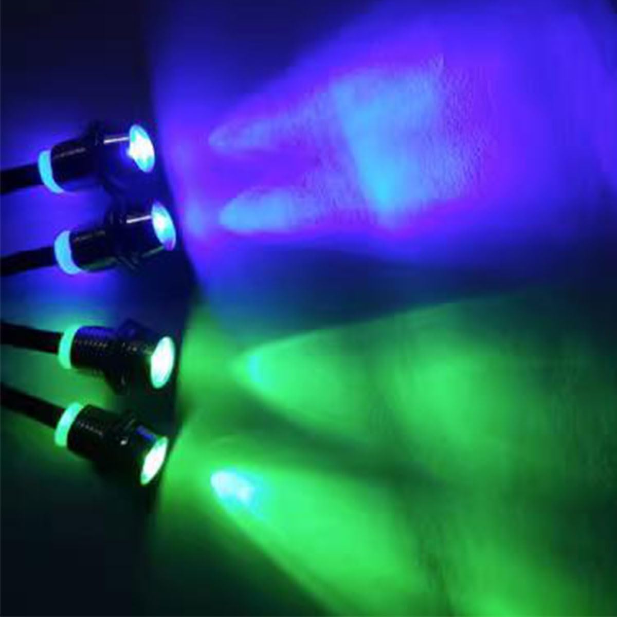 2 unids 4 LED RC coche luz faros luz trasera kit para Traxxas HSP Tamiya Redcat RC4WD Axial SCX10 RC coche camión tanque rastreador