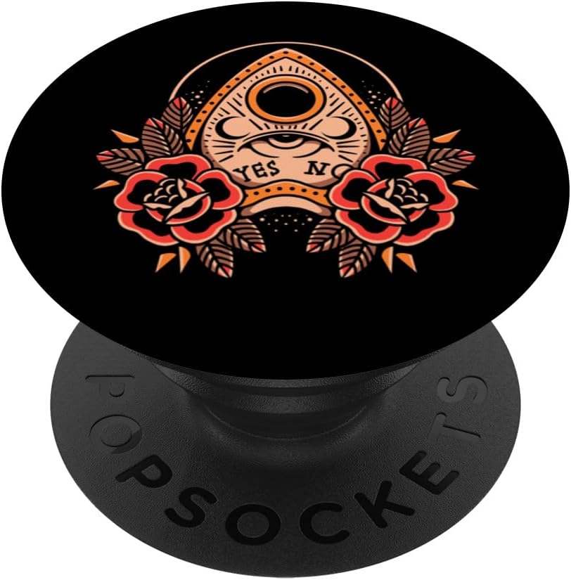 Classic Ouija Board Wiccan Alt Grunge, ropa de moda espeluznante PopSockets intercambiables PopGrip