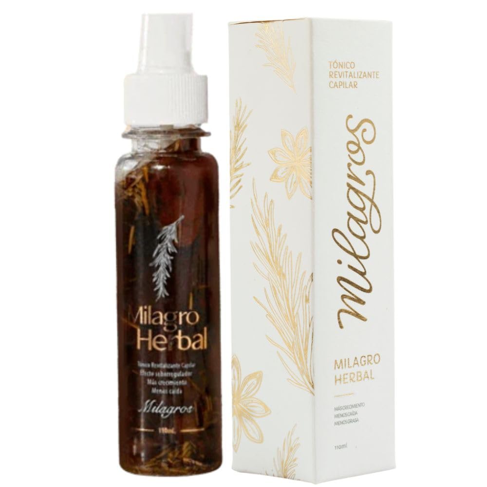 RUUFE Champú de hierbas con romero 100% natural y tónico capilar (paquete de 2) champú milagros herbal y tonico revitalizante capilar milagros herbal