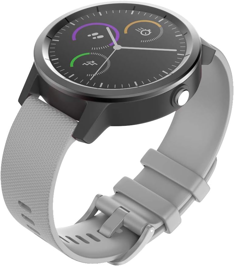 ISABAKE Vivoactive – Correa compatible con 3 bandas de 0.78 pulgadas, silicona suave, Vivoactive, 3 pulseras de repuesto para Venu SqGalaxy Active