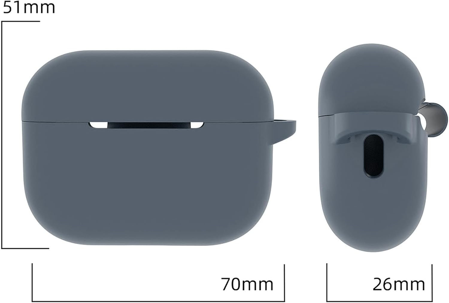 Wixany – Funda para Airpods, funda para Airpod Pro de 2 generación para Apple Airpods, funda de carga de silicona suave 2 y 1, accesorios