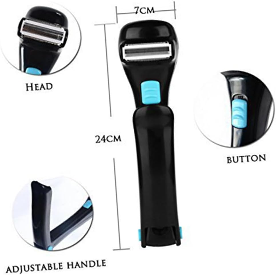 Healifty Maquinillas de afeitar para hombre, 2 uds. Maquinillas de afeitar para hombres, afeitadora para hombres, afeitadora eléctrica para espalda,