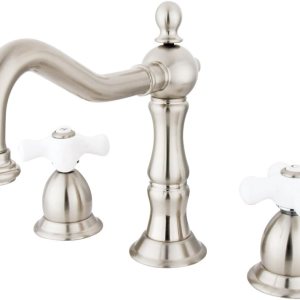 Elements of Design ES1978PX Baltimore – Grifo de lavabo generalizado de 2 manijas de 8 a 14 pulgadas con ventana emergente de latón, 7-12 pulgadas, Elements of Design ES1978PX Baltimore – Grifo de lavabo generalizado de 2 manijas de 8 a 14 pulgadas con ventana emergente de latón, 7-12 pulgadas,