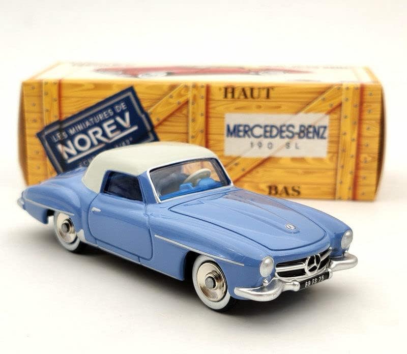 Norev 143 190 SL Azul CL3511 Modelo Fundido a presión Juguetes Coche Colección Limitada Auto Regalo