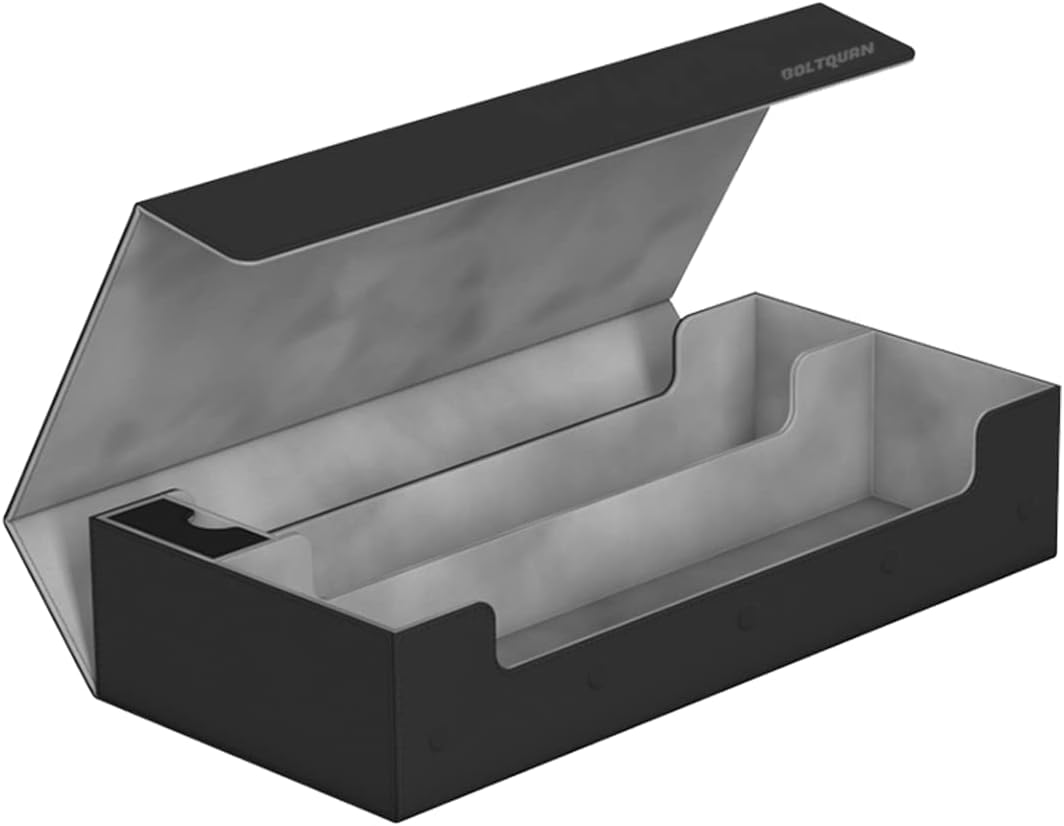 Caja de almacenamiento premium para juegos de cartas y funda para tapete de juego, capacidad para más de 550 tarjetas de doble manga, funda de