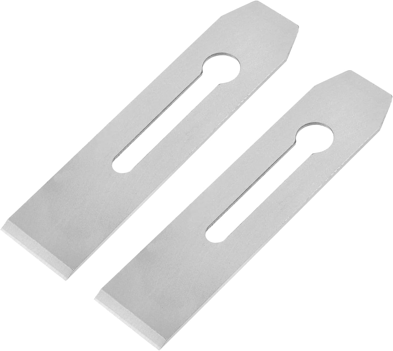 Utoolmart Cuchilla de cepilladora de banco, 2 piezas de hoja de repuesto para carpintería de acero de alta velocidad, para cepilladora de madera,