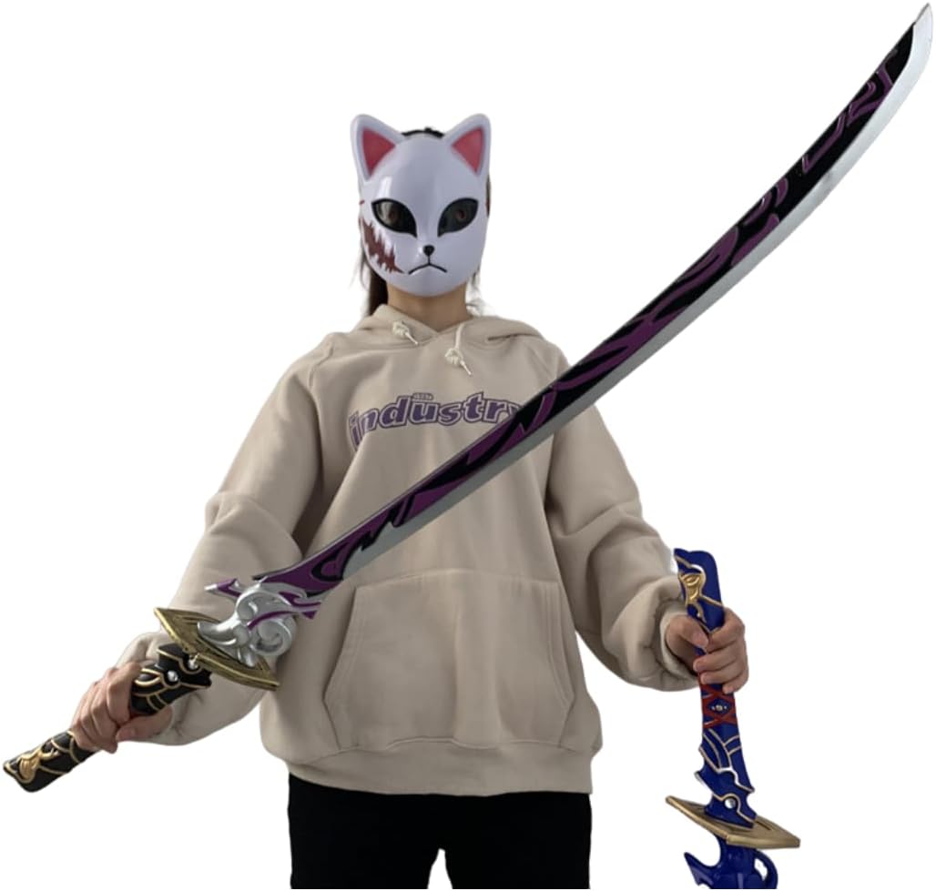Espadas de espuma para cosplay de Genshin Impact de Fantasía para Halloween, disfraz de hoja de cetro, regalos de cumpleaños