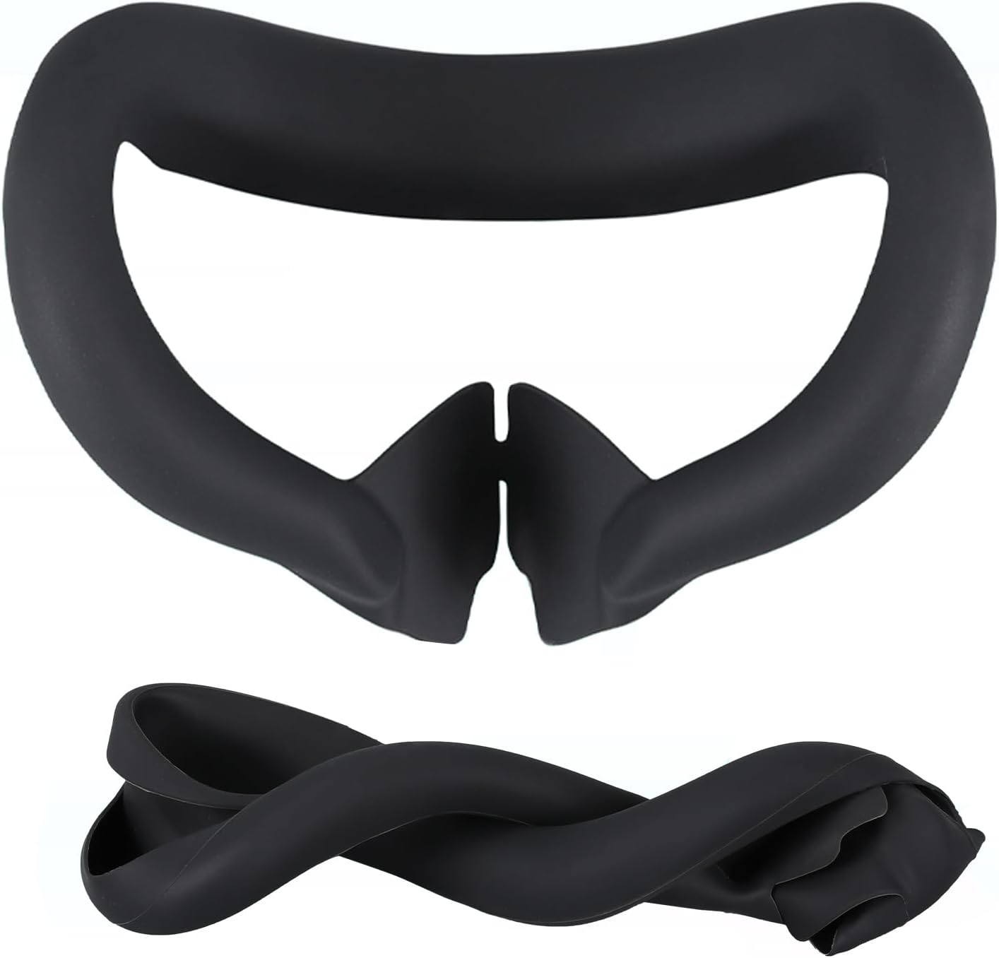 Silicone Case for Meta Quest 3Enhanced VR Experience MetaQuest 3 face Cushion-Sweatproof and Light-Blocking Washable VR Face Plate Mask Accessorie