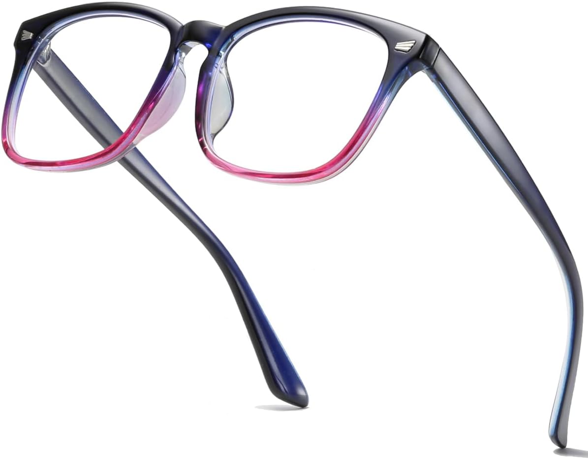 Gafas cuadradas antiluz azul para protección ocular mejorada con bloqueo de luz azul para mujeres y hombres