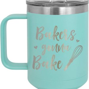 Bakers GONNA BAKE Taza de café de 15 onzas con tapa superior deslizante  Taza de café de viaje aislado  Ideas de regalo de cumpleaños o Navidad de Bakers GONNA BAKE Taza de café de 15 onzas con tapa superior deslizante  Taza de café de viaje aislado  Ideas de regalo de cumpleaños o Navidad de