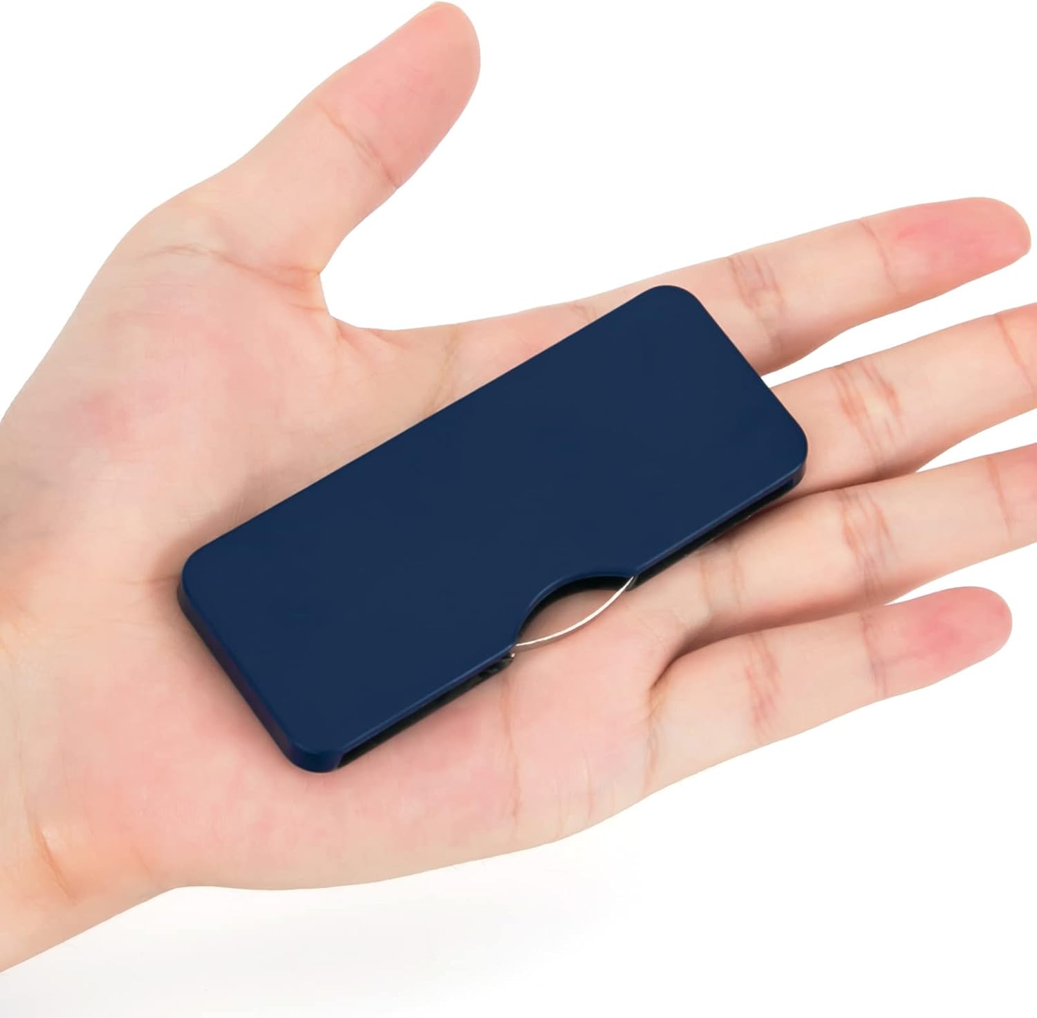 REAVEE Anteojos de lectura ultrafinos sin brazos para hombres y mujeres, sin clip de nariz y sin patillas, bolsillo pequeño con mini funda portátil,