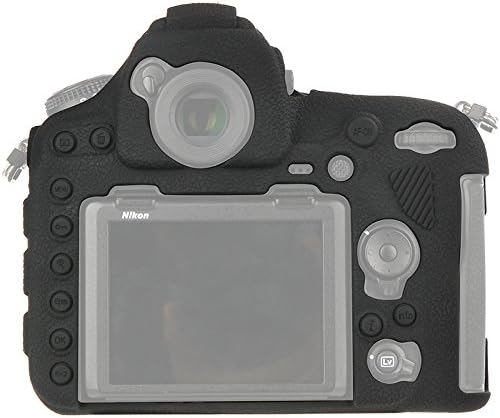 STSEETOP Funda de cámara para Nikon D850 – Funda protectora de silicona para DSLR, jaula desmontable, a prueba de golpes, a prueba de polvo (negro)