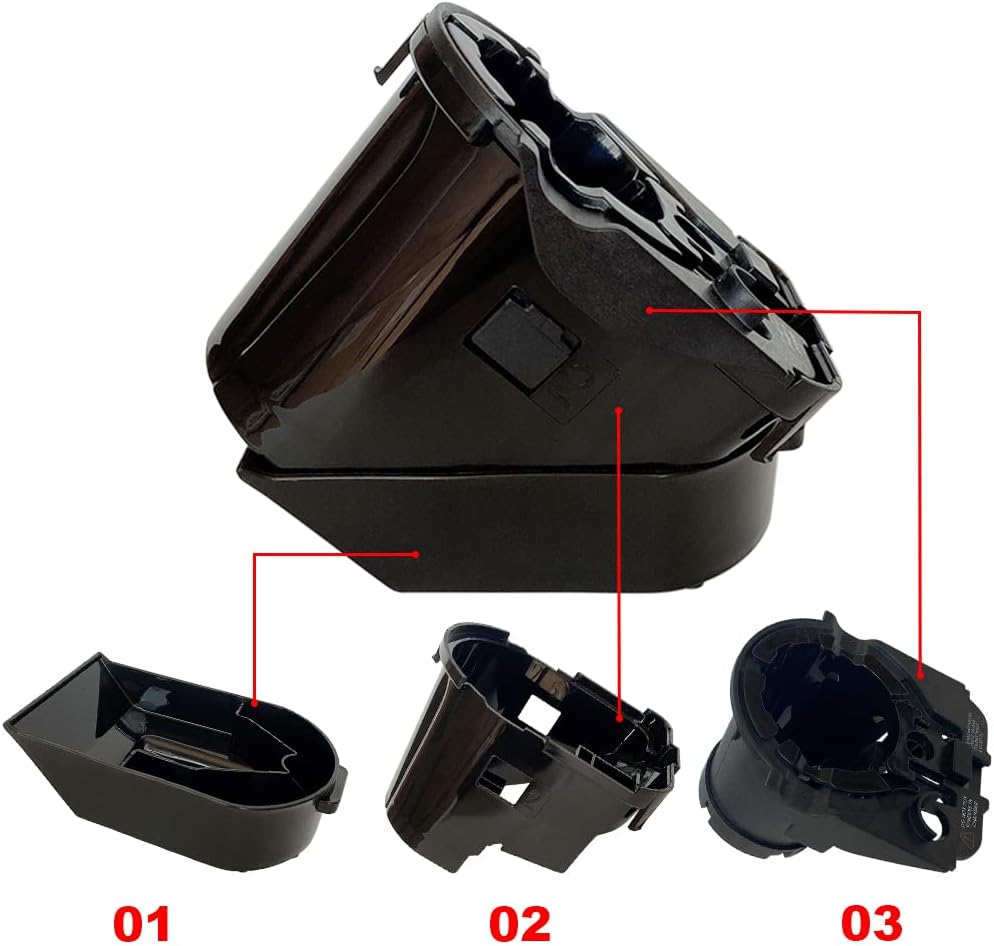 Piezas de repuesto Soporte para cápsulas de café de montaje completo con filtro, compatible con todas las cafeteras Keurig 2.0