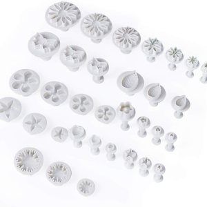 MOCOHANA Juego de moldes de plástico con resorte de arcilla de cerámica, 33 piezas, herramientas de cerámica MOCOHANA Juego de moldes de plástico con resorte de arcilla de cerámica, 33 piezas, herramientas de cerámica