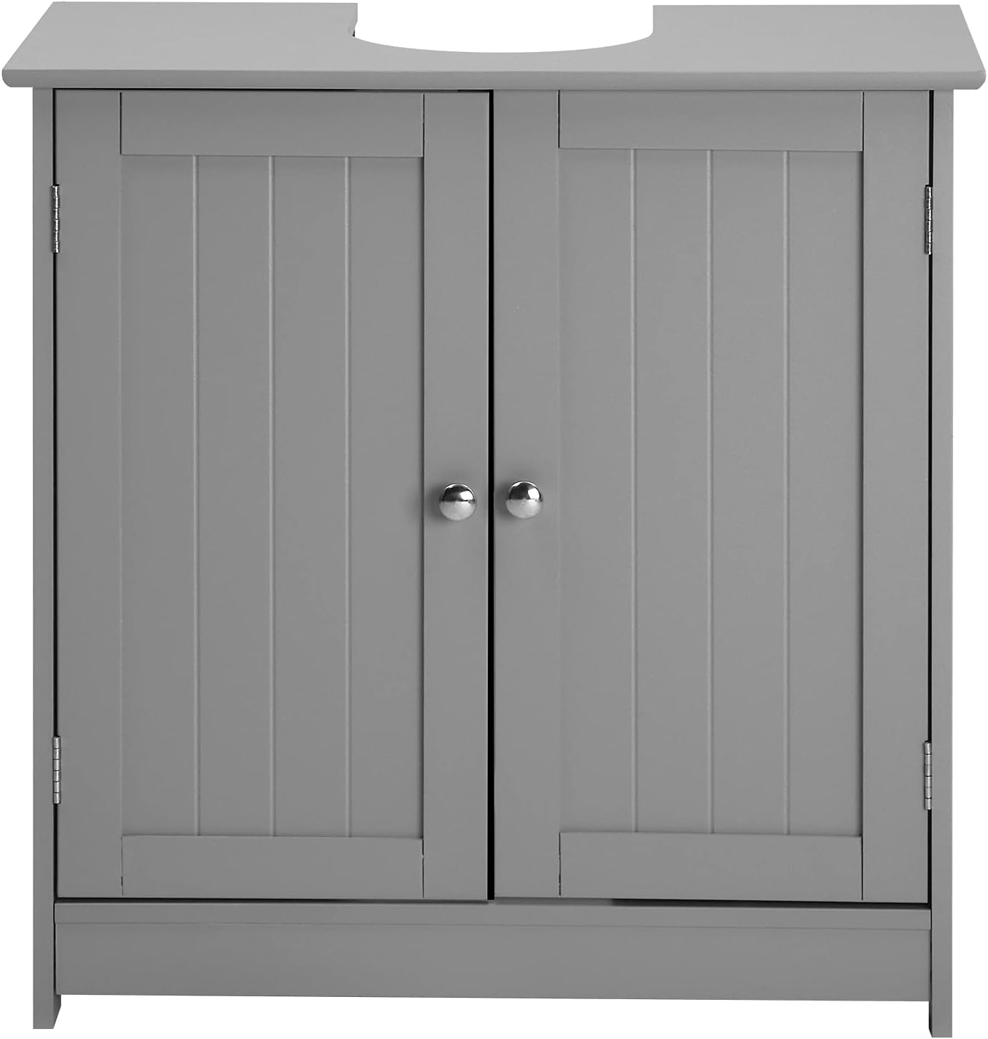 Bonnlo Mueble de baño con pedestal para debajo del fregadero, con 2 puertas, organizador tradicional de ahorro de espacio, 23 58 x 11 716 x 23 58