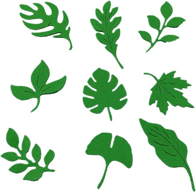 9 troqueles de metal para cortar hojas de hoja, hojas de arce de ginkgo troqueladas, plantillas en relieve, molde de plantilla para álbumes de