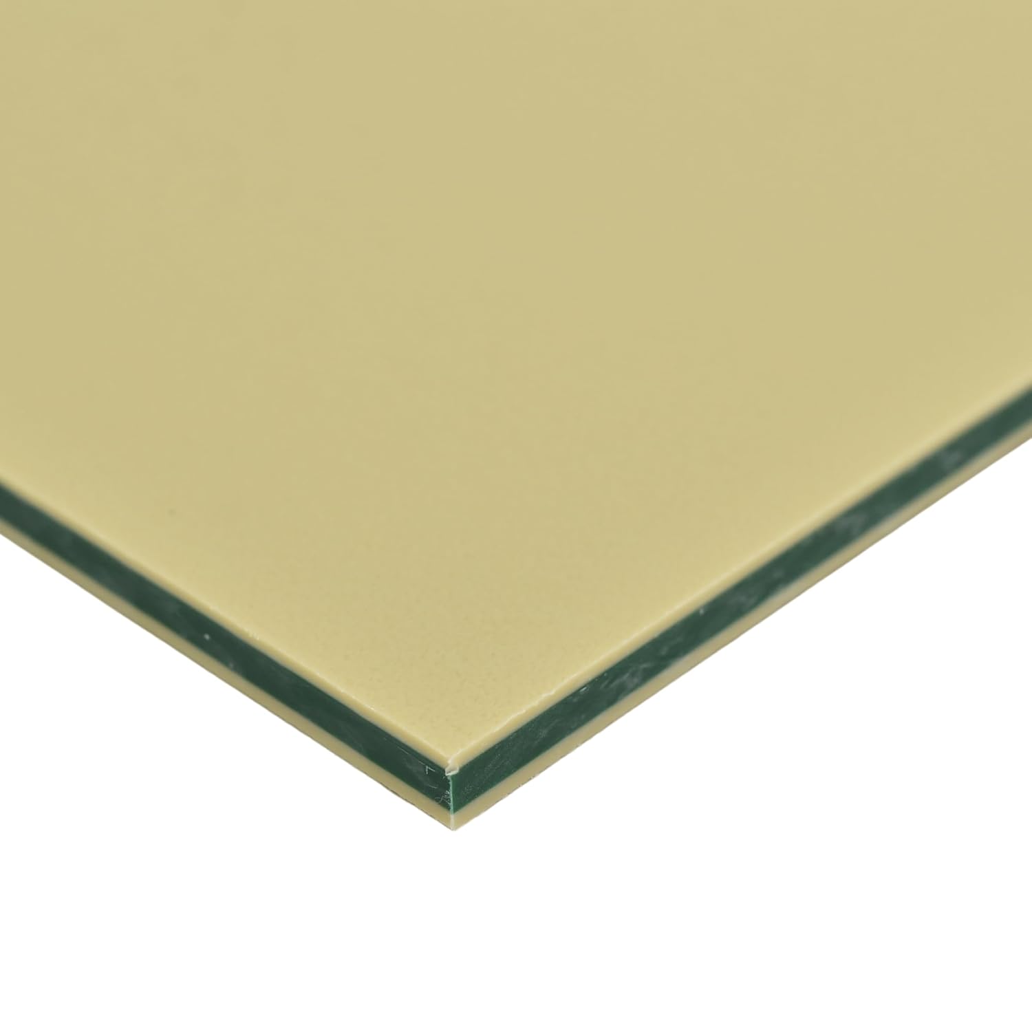King ColorCore – Hoja de plástico de 12 x 24 x 24 pulgadas, núcleo de color bronceado-verde-bronceado, tablero de HDPE, panel de polietileno de alta