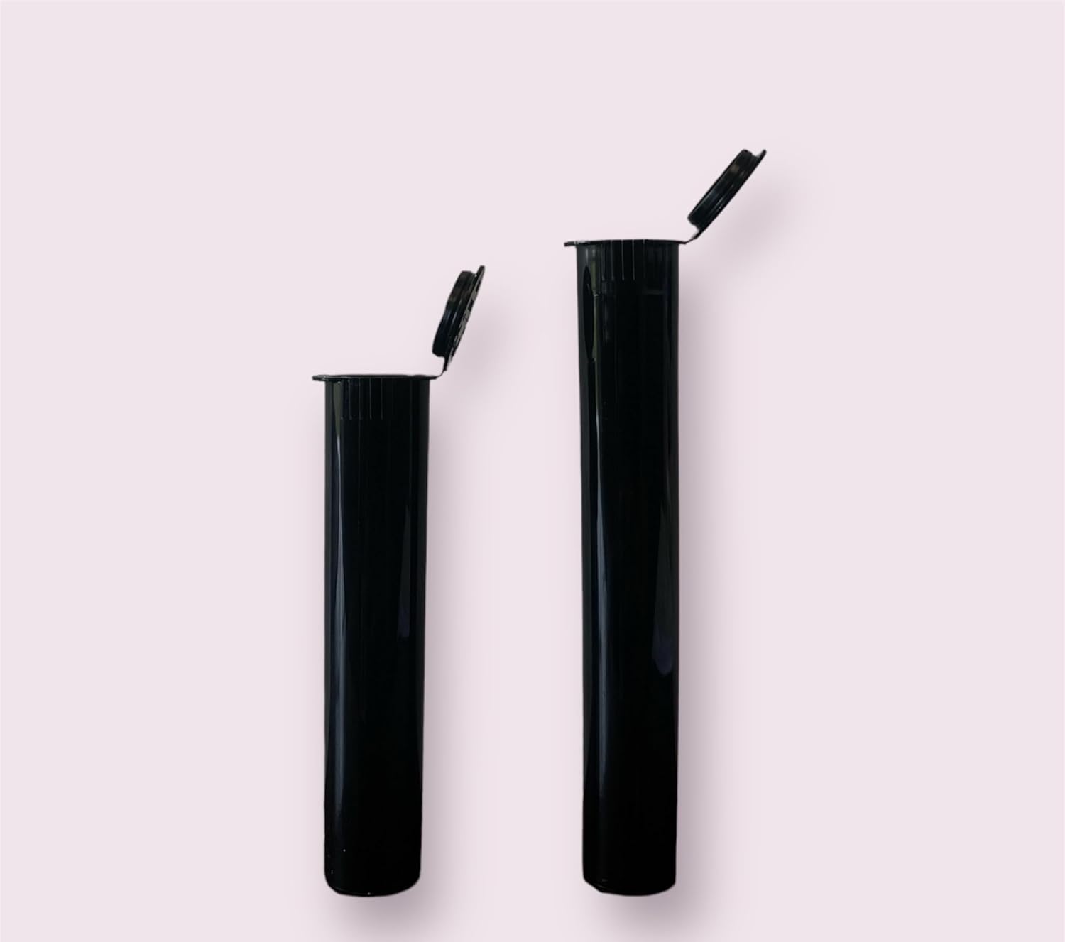 Evo Plastics – 1000 tubos transparentes de 4.567 in Pop Top Tubes, sin BPA, tamaño King, contenedor de cartucho de aceite crudo