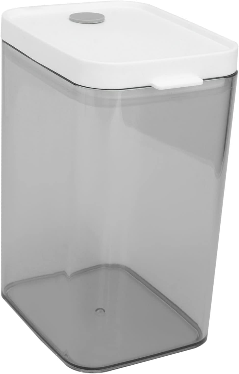 YARNOW Caja de almacenamiento transparente para alimentos, contenedor de plástico para almacenamiento de té, contenedor de plástico, frascos