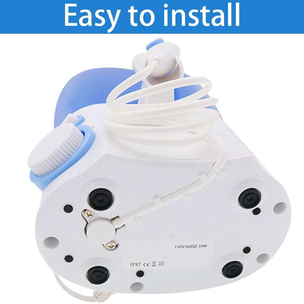 Accesorios de higiene bucal, manguera de agua, mango de plástico, compatible con irrigador de agua Waterpik Wp-100-300-600-900, mango de irrigador