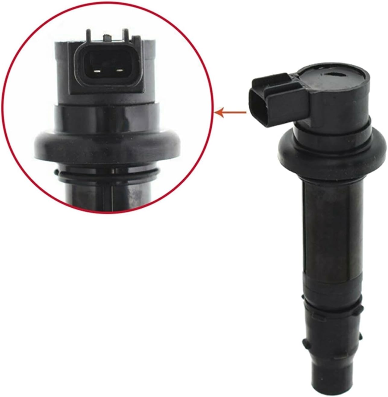 4Pcs Ignition Coils Compatible For Yamaha MT-07 YZF R6 R6S R1 FZ1 FZS1 FZ8 V-MAX F6T558, 5PW-82310-00-00, 5SL-82310-00-00