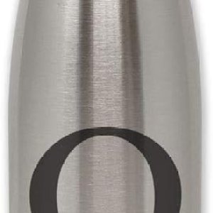 LaserGram Botella de agua de acero inoxidable de una sola pared, símbolo Omega, grabado personalizado incluido LaserGram Botella de agua de acero inoxidable de una sola pared, símbolo Omega, grabado personalizado incluido