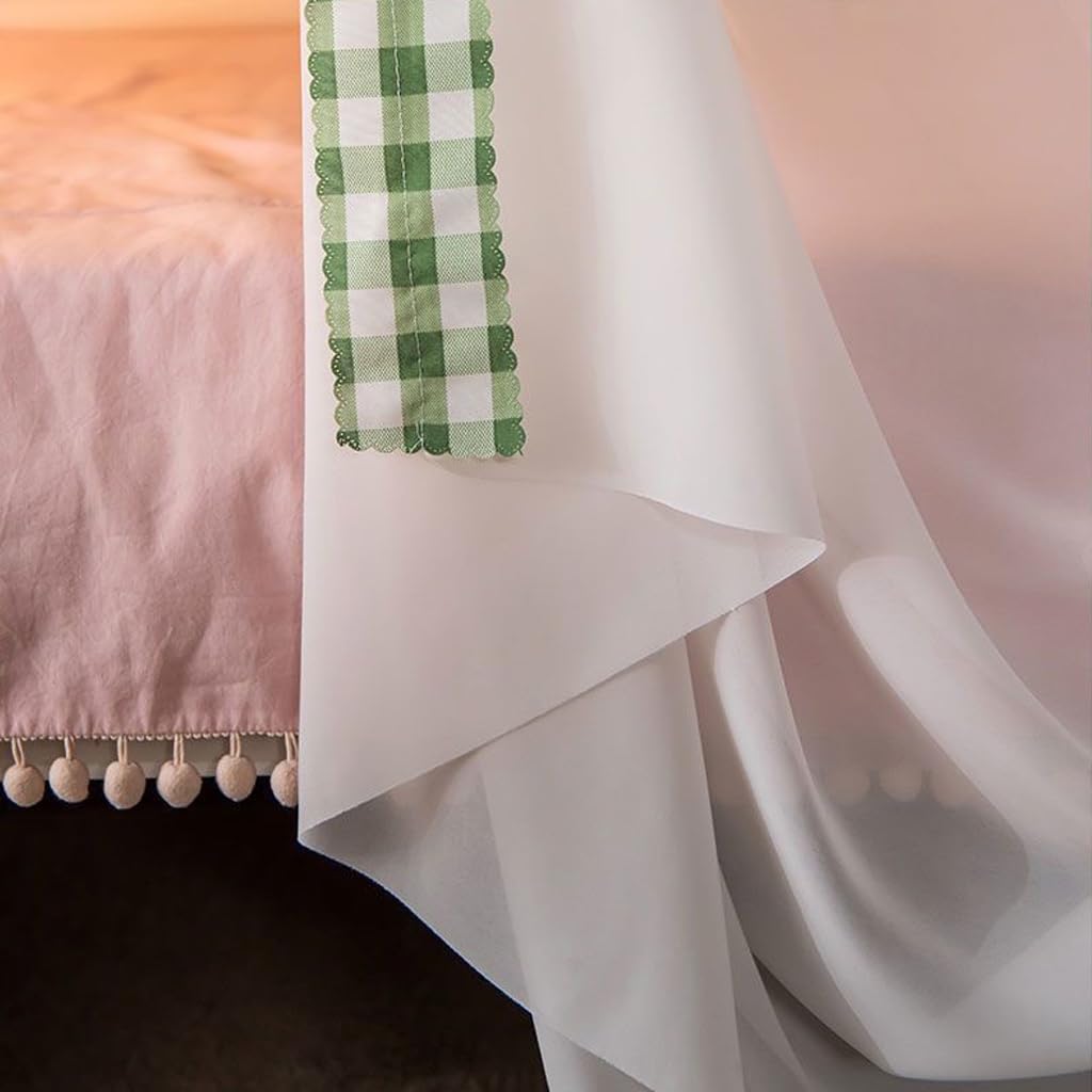 Cortinas de mosquitera para litera, transpirables, a prueba de polvo, para cama individual, tienda de campaña, cortinas para dormitorio