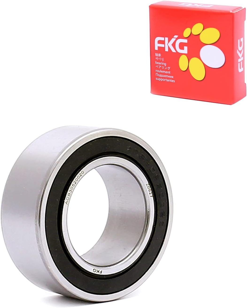 FKG Cojinete de embrague del compresor del aire acondicionado 1.260 in x 2.165 in x 0.906 in