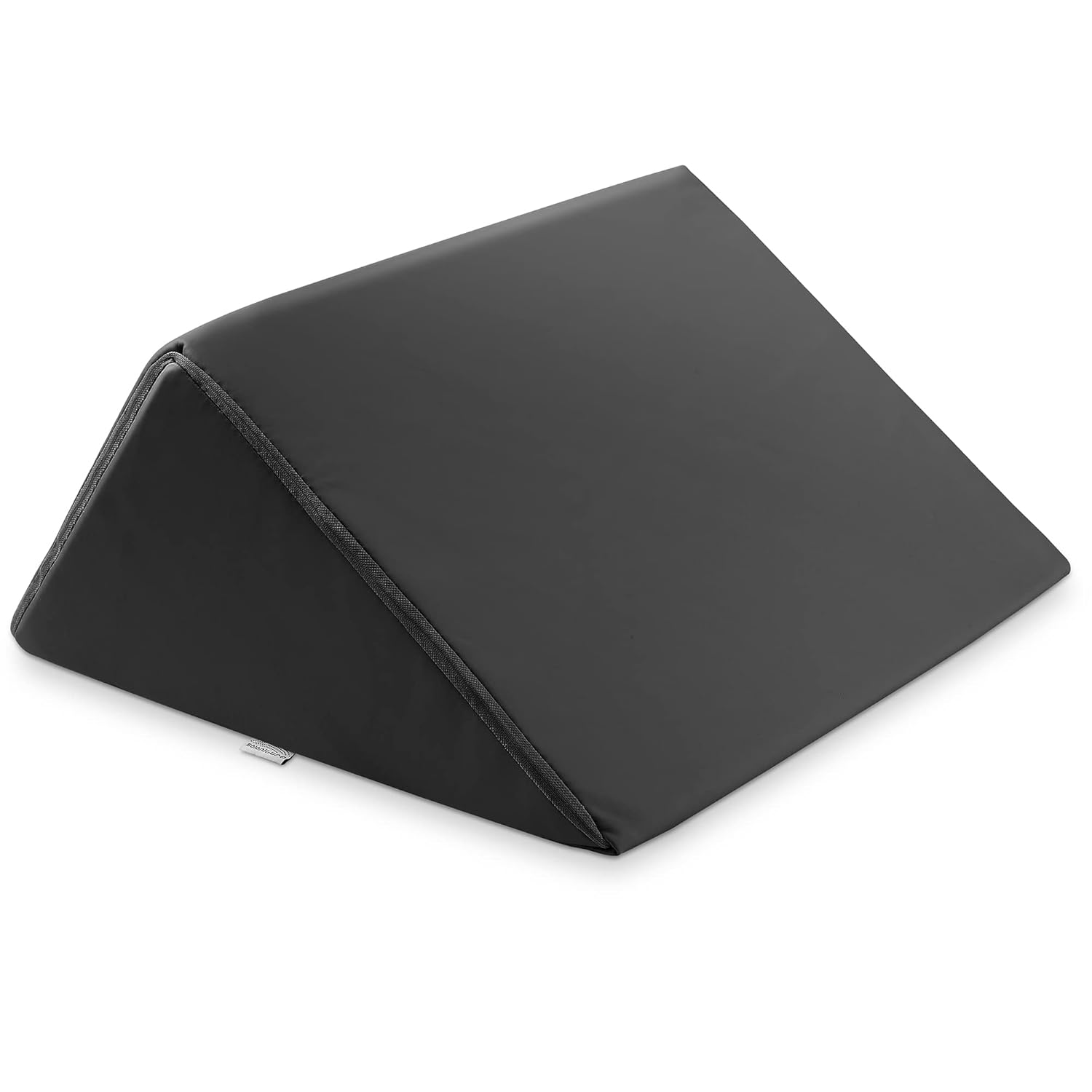 Saloniture Cojín de mesa de masaje con cuña triangular, extra grande, 19 x 12 x 20 x 15.5 pulgadas, color negro