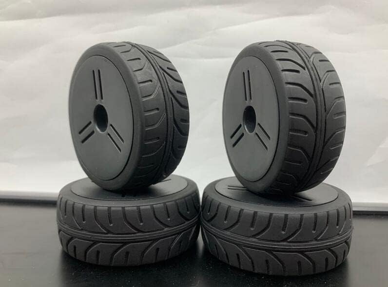 SO004 RC Car Rubber Rally NeumáticosLlantas (4) Hex 0.472 in no pegado 110 112 RC Car Escalada CamionesEP GP Flat GTR R35 R34 S15 R33 BTCC X6 GT FXX