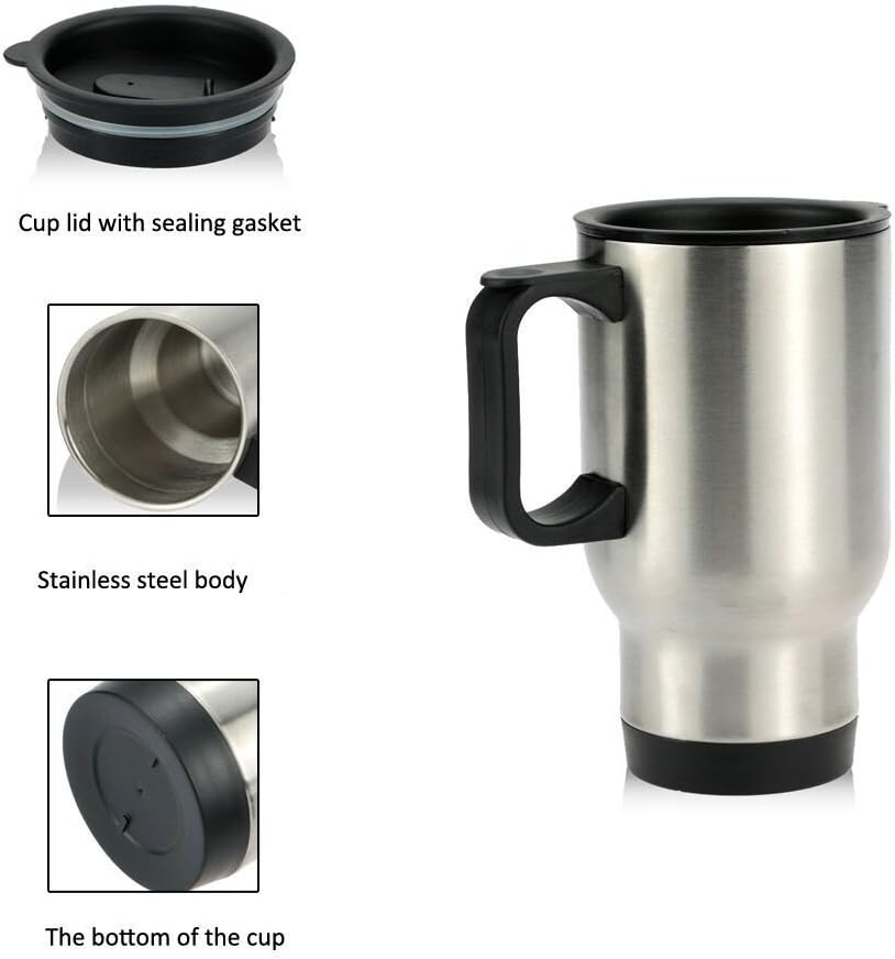 Ley y orden Unidad de víctimas especiales Taza de café de viaje Taza de té de viaje de acero inoxidable 14 onzas