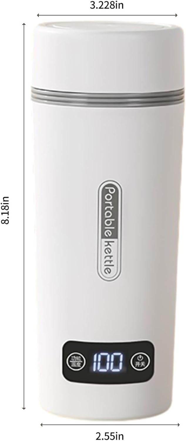 Hervidores eléctricos portátiles para agua hirviendo, hervidor eléctrico de viaje, pequeño, hervidor de té, hervidor de agua, calentador de agua de