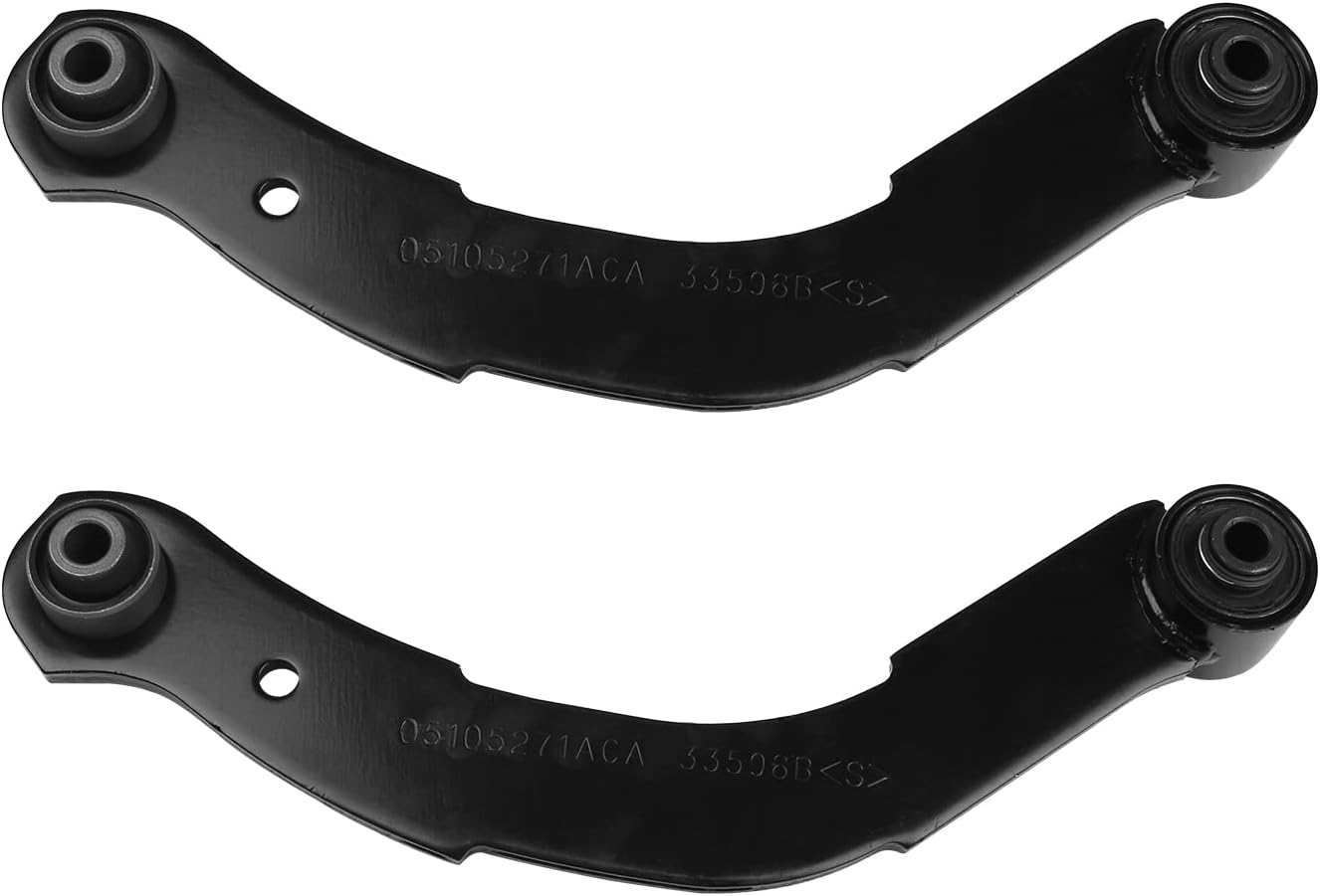 Autoround RK641868 Brazos de control laterales e inferiores superiores traseros y brazos laterales inferiores para Jeep CompassPatriot 2007-2017,