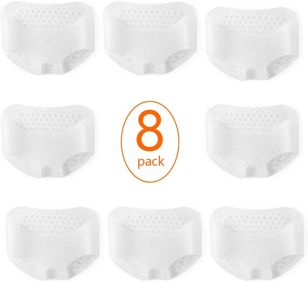 Hoogoo Almohadillas para los dedos de los pies, almohadillas metatarsianas, almohadillas de bola de pies, Mortons Neuroma Callus Metatarsiano Alivio
