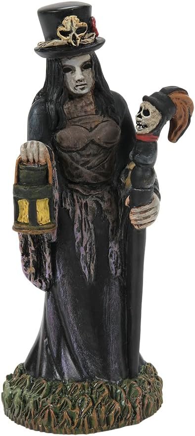 Department 56 Snow Village – Figura de Halloween Madame Laveau Halloween Village de 3.25 pulgadas, practicante de vudú de Nueva Orleans